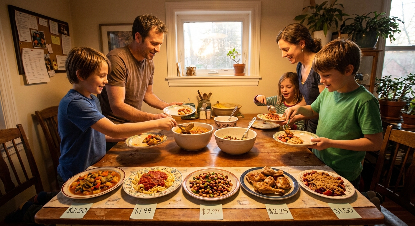 Budget-Friendly Weeknight Dinners: 5 Family Meals Under $3 per Serving